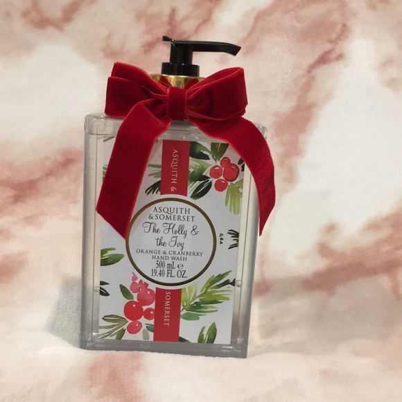 Asquith Somerset The Holly The Ivy Scented Orange Cranberry Hand Soap NWT 19.40o - Picture 4 of 16